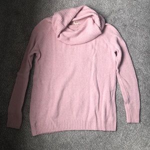 massimo pink chunky neck sweater